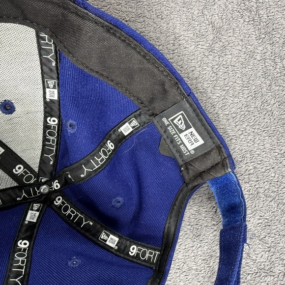 LA Dodgers New Era 9Forty Baseball Cap Blue Mens OSFM Adjustable - Picture 8 of 11